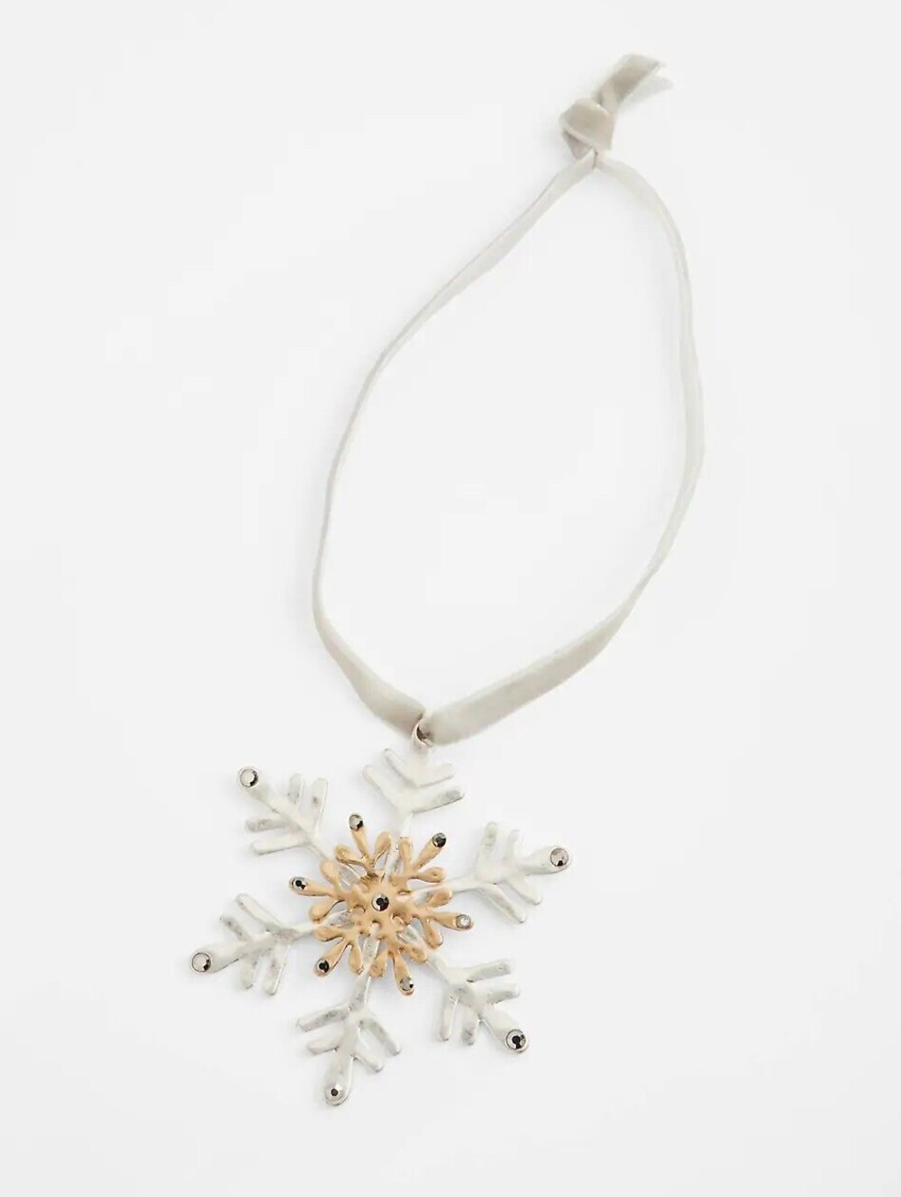 J.Jill Shimmering Snowflake Ornament
